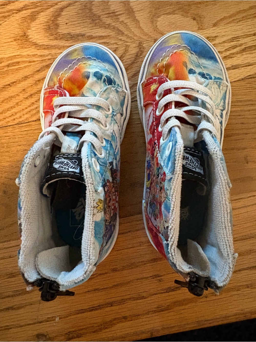 Vans Kids Multicolor Tie-Dye High-Top Sneakers - Picture 4 of 7